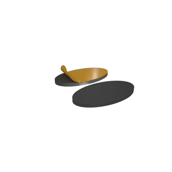 Naklejki magnetyczna do podstawek owalnych 60 mm x 35 mm z wklęsłym spodem (5)